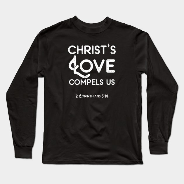 Christ's Love Compels Us | Christian Long Sleeve T-Shirt by ChristianLifeApparel